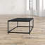 Weidler Coffee Table- Black Metal Miley Coffee Table – Modern Rectangle Metal Accent Table for Living Room, Contemporary Minimalist Centre Table - Black Coffee Table-2005557