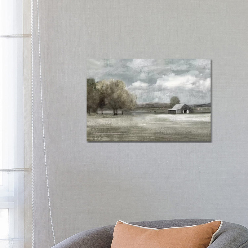 " Country Quiet " by Nan, Wrapped Canvas, 18" H x 26" W x 1.5" D