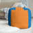 Bleu / orange / bleu