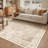 Stella Oriental Beige Area Rug with Non-Slip Backing & Roll-Pack Design-763981950