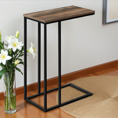 Table d'appoint Table d'appoint en forme de C Table d'appoint moderne Table de salon Table d'appoint de chambre à coucher