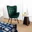 Moe Velvet Accent Chair-822265146-823658651