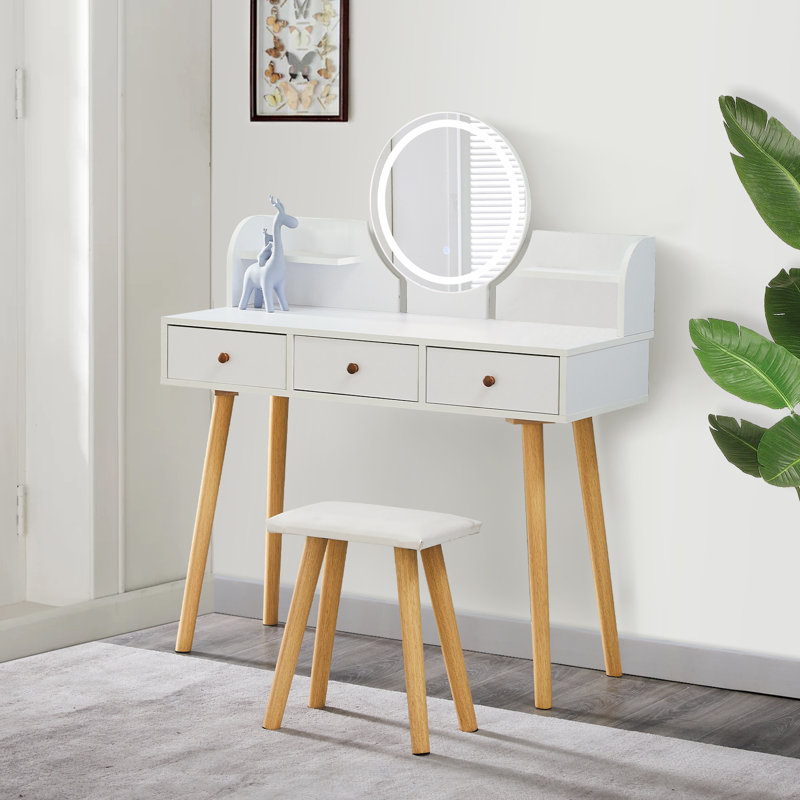 Robyn Dressing Table with Mirror