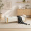 Banc de rangement moderne rembourré de 167 cm de large avec double couvercle, repose-pieds en tissu chenille avec accoudoirs-1757660338