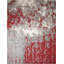 Tapis gris / rouge en laine Haseltine-1632250477