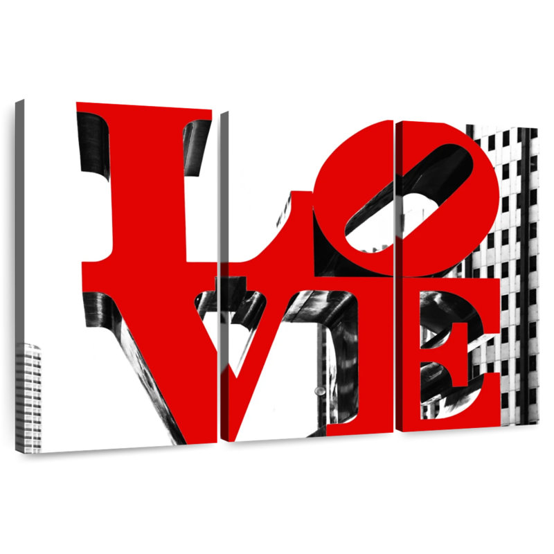 Aime A Love Sign, H 20 po x l 33 po