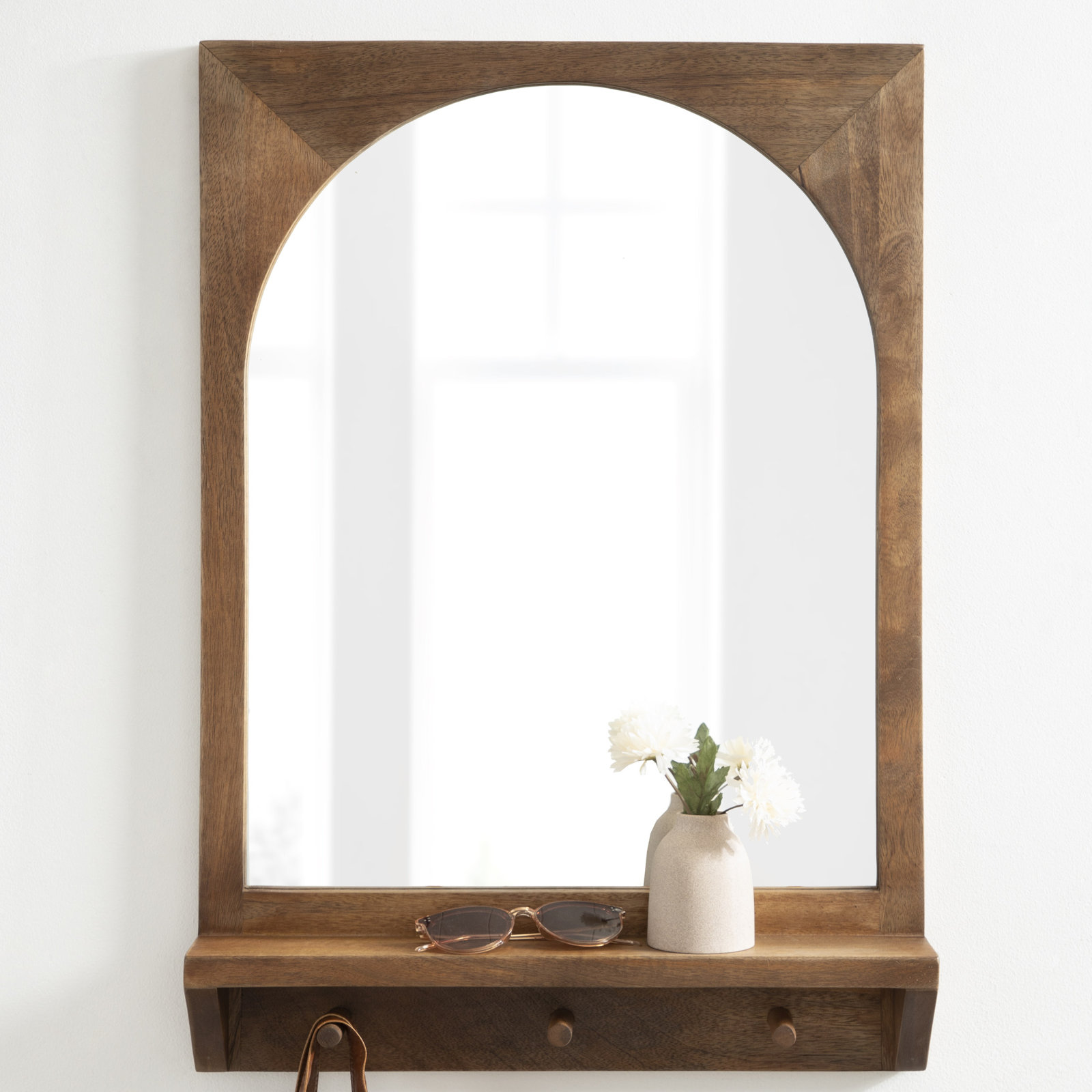 Julianna Accent Mirror, 30" x 20", Brown