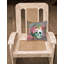 Coussin intérieur/extérieur à fleurs crâne-2005397410