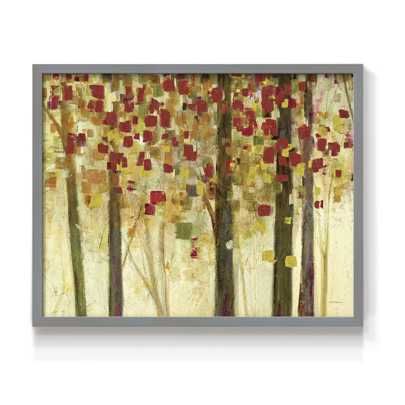 Automne chatoyant - impression encadrée - réversible, H 16 po x l 20 po, Gris