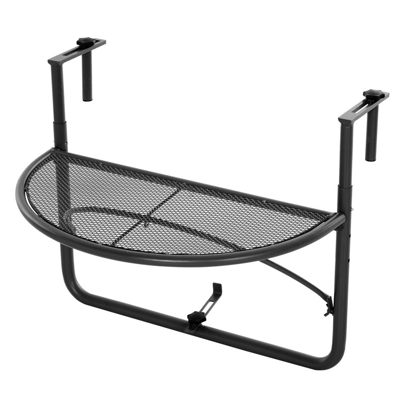 Valleywood Metal Folding Outdoor Balcony Table , 60cm cm W 45cm cm D