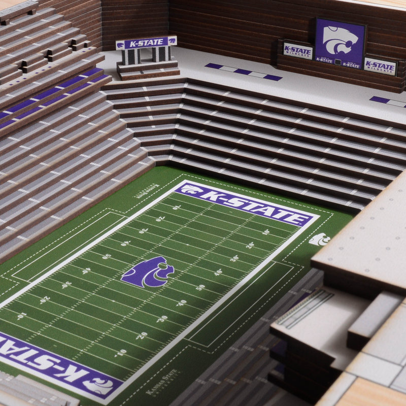Décoration murale 25 couches NCAA, Wildcats de Kansas State