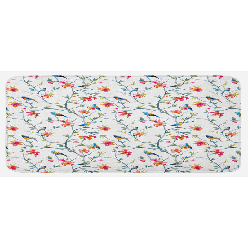 Tapis de cuisine aquarelle