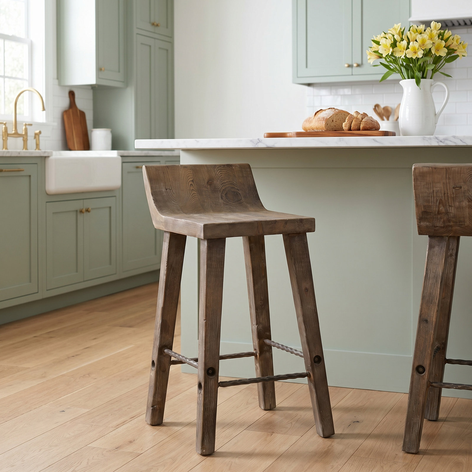 Carlson Bar and Counter Stool, Counter Stool (24" Seat Height), Rustic Brown