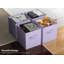 Grands cubes de rangement pliables 13 po avec poignées 13 pièces, mauve pastel-1412599650