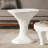 Table d'appoint Primitive - blanc doux
