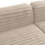 Canapé modulaire de 110 po pour salon, café. Combiné, revêtement en fausse fourrure de lapin, en forme de L, 3, modulaire Cozy Room, fourrure, en L, 3 sièges-1392578278