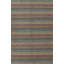 Wool Striped Area Rug in Yellow/Maroon/Green