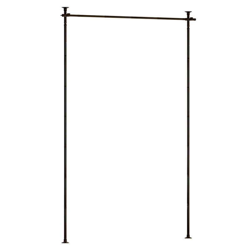 Room Divider Curtain Rod, 305cm H x 188cm W x 2.54cm D