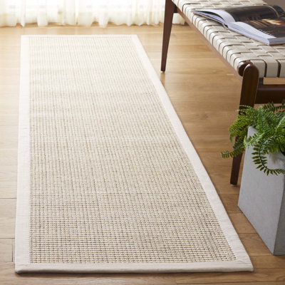 Abisia Beach Wool & Sisal Solid Color Rug