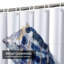 Rideau de douche aquarelle avec 12 crochets-535758265