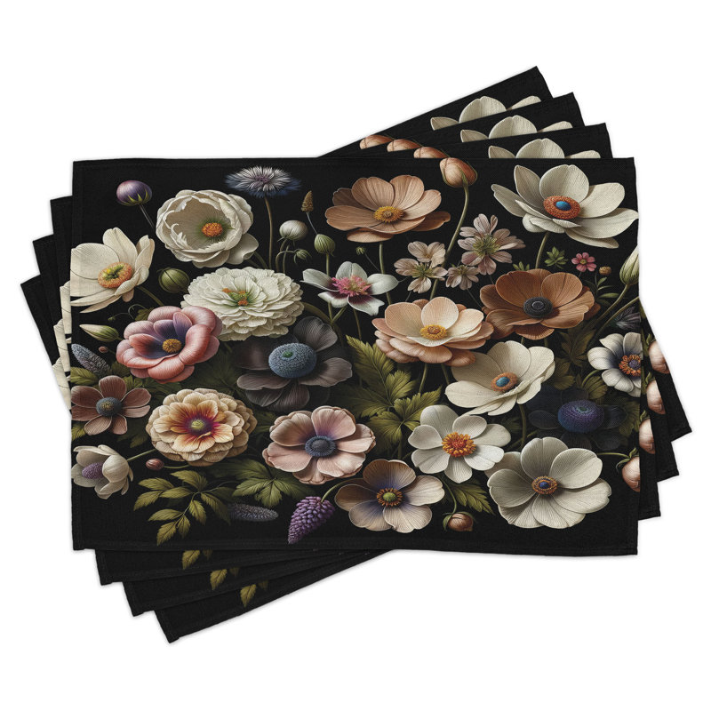 Ensemble de 4 napperons Ambesonne
