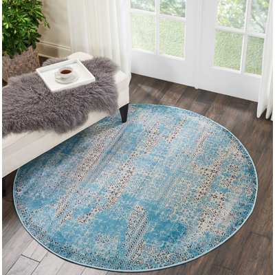 Tapis bleu Maren