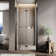 29.5'' - 31'' W x 72'' H Bi-Fold Semi-Frameless Shower Door with Clear Tempered Glass