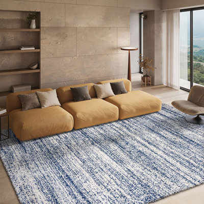 Audriauna Ivory/Navy Area Rug