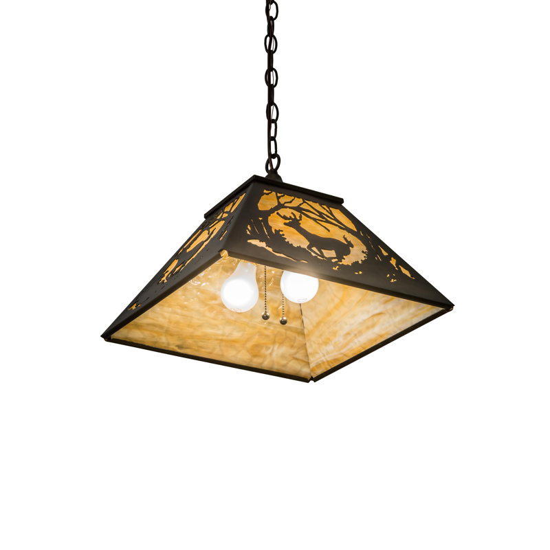 Deer At Dawn 2 - Light Pendant
