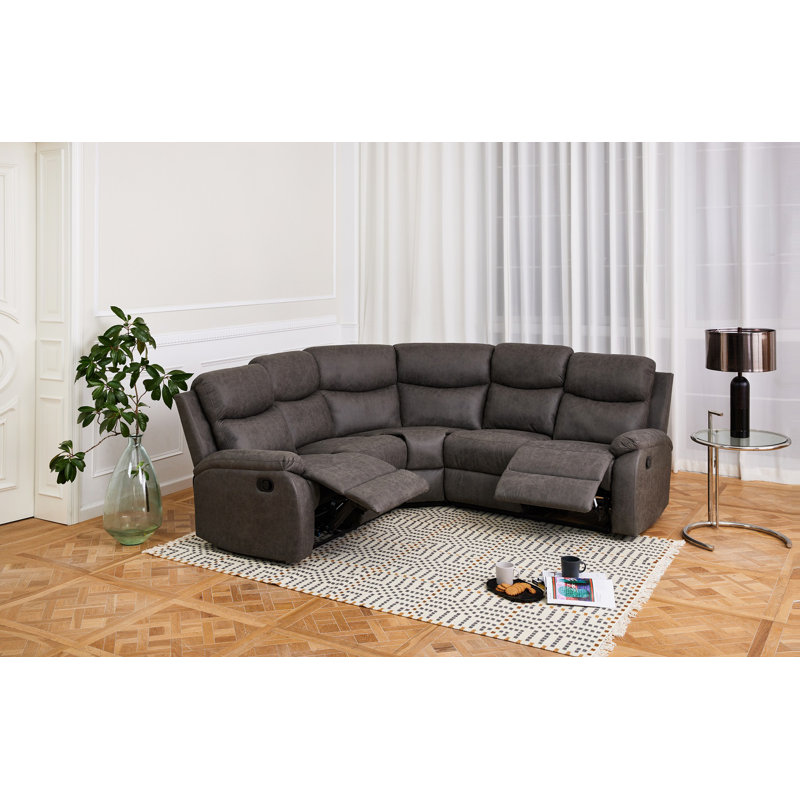 Grijalva 5 Seater Reclining Corner Sofa 