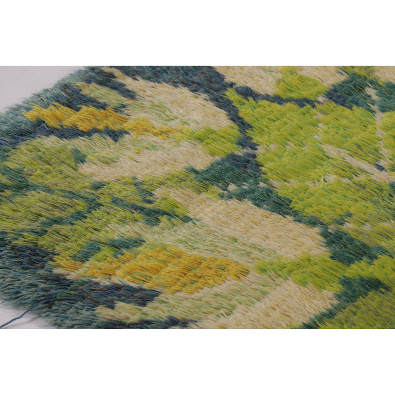 Vintage One-of-a-Kind 3'1X4'9 Hand Knotted Area Rug