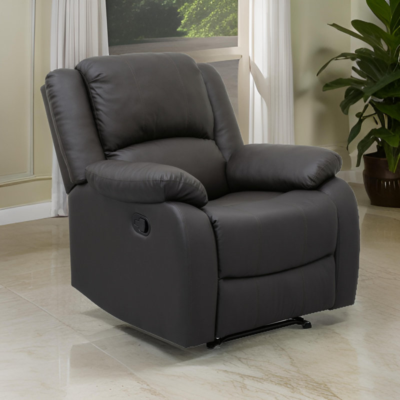 Deondray Faux Leather Home Theater Seat