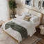 Lit tapissier en bois massif Tagen Maura-704080227