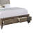 Kalandria Vegan Leather Sleigh Storage Bed-1427373332