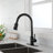 Novobey Pull Down Touchless Kitchen Faucet-61310992