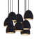 Clay 8 - Light Dimmable Dome Chandelier