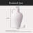 Ceramic White Vase With Handle For Home Decor-1883449684