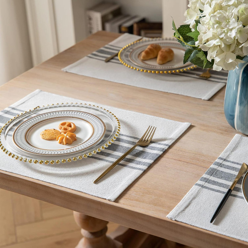 Napperon Delph, Gris/beige