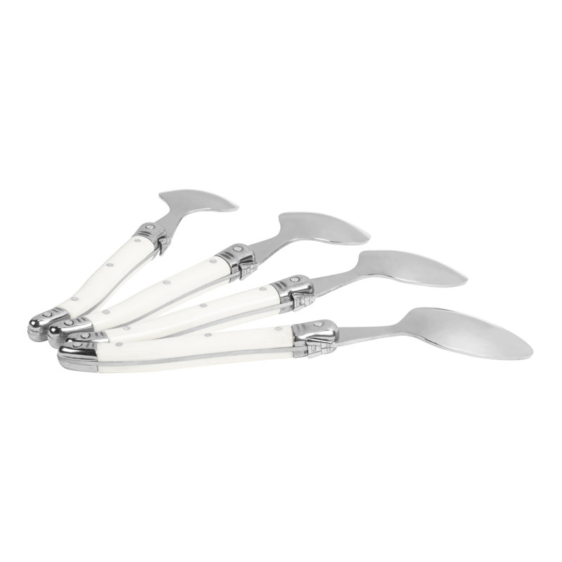 Laguiole Coffee Spoon, White