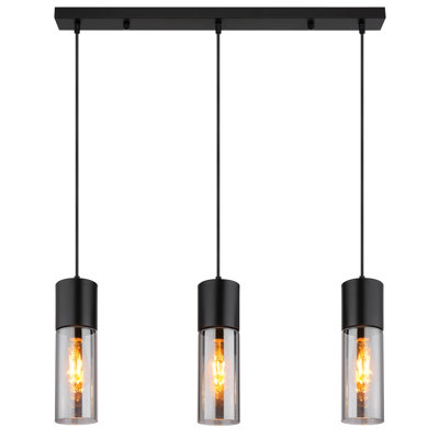 Ambrosi 3 - Light Matte Black Pendant