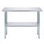 Table en acier inoxydable 14 po x 48 po