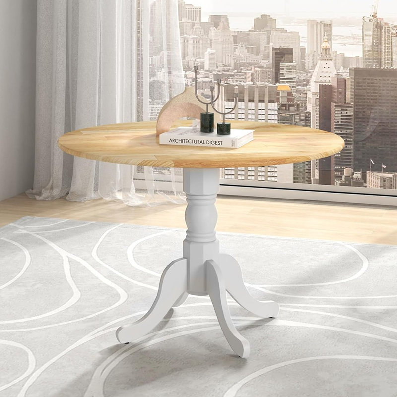 Table de salle à manger ronde Mid Mid Century Modern