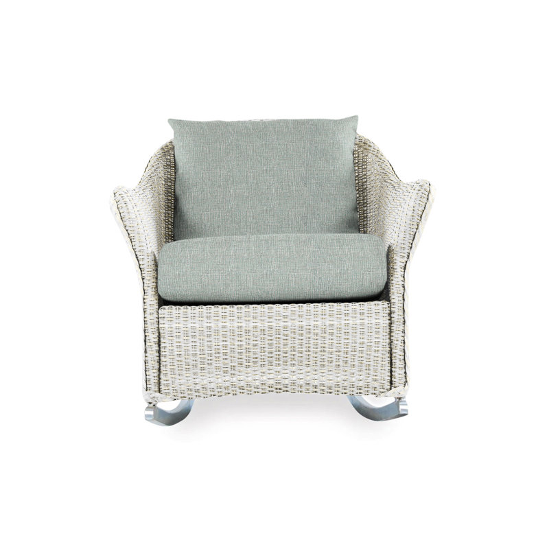 Weekend Retreat Outdoor Rocker Chair, Remy Cloud, Antique White
