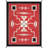 Isabelline Reversible Wool Red Area Rug- 9' X 11'10''