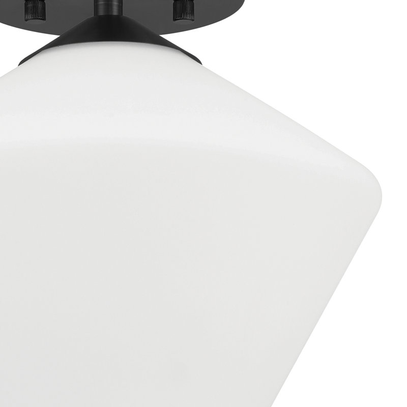 Plafonnier encastré 1 lumière Hunter Celestial Valley, Noir mat