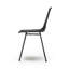 Chaise d'appoint empilable en noir