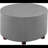 Round Ottoman Slipcover Polyester Blend Footstool Protector Covers Stretch With Elastic Bottom Feature Textured Machine Washable Jacquard Fabric-471816859