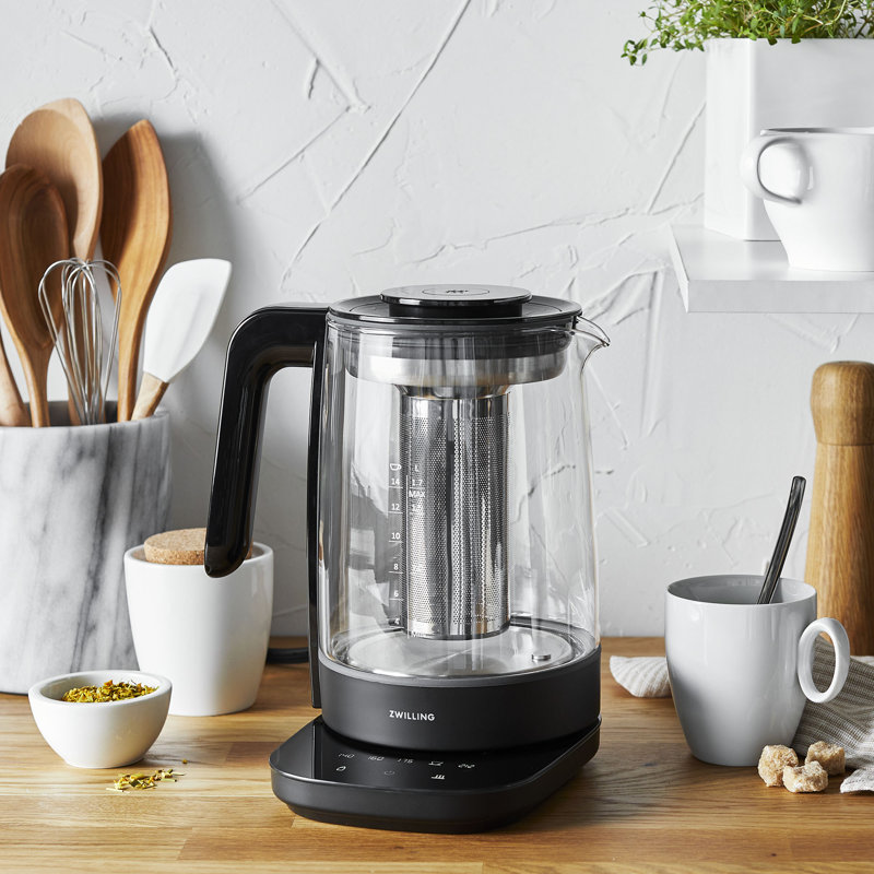 Zwilling Enfinigy Electric Tea Kettle, Black