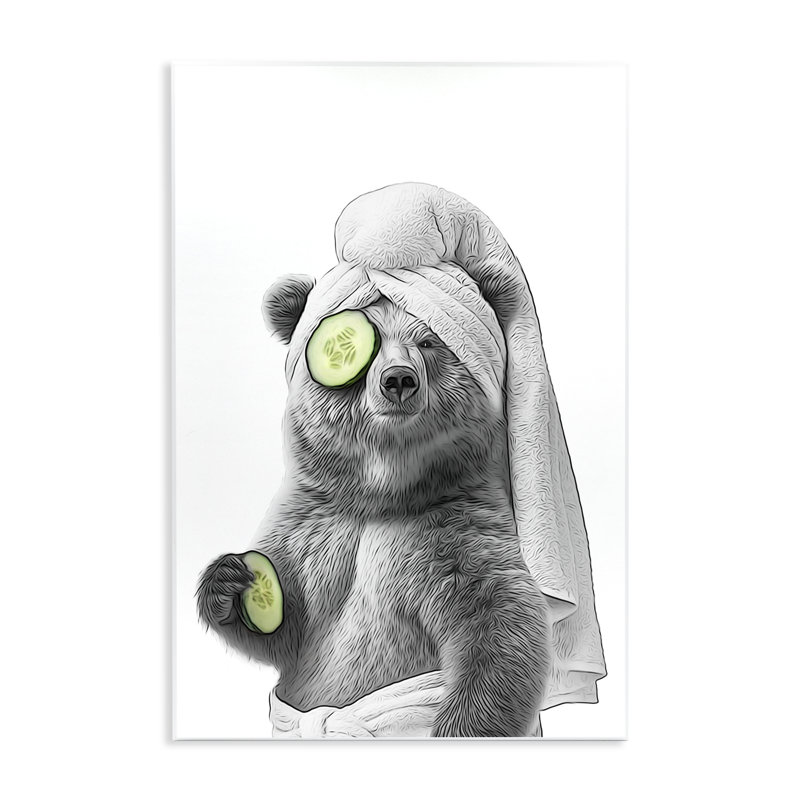 «Fun Bear Face Mask» par Annalisa Latella, H 19 po x l 13 po