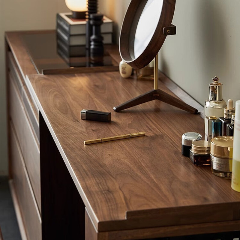 Multi-functional retractable makeup vanity